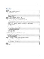 Báo cáo thực tập Công ty cổ phần cơ điện 86