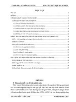 PHÂN TÍCH TÌNH HÌNH HOẠT ĐỘNG SẢN XUẤT KINH DOANH công ty Xăng Dầu Nghệ An