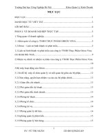 Báo cáo thực tập: Nâng caovà quản lý chất lượng sản phẩm ở Công ty TNHH Thực Phẩm Orion Vina chi nhánh Bắc Ninh