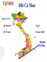 bài giảng tập đọc 5 tuần 9 đất cà mau