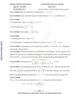 đề thi thử toán THPT số 3 bảo thắng 