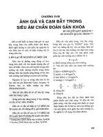 chuong 18 ẢNH GIẢ VÀ CẠM BẪY TRONG SIÊU ÂM CHẨN ĐOÁN SẢN KHOA