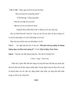 Đề thi học sinh giỏi ngữ văn có đáp án cụ thể