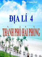 bài giảng địa lý lớp 4 thành phố hải phong
