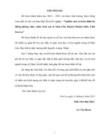 Nghiên cứu và hoàn thiện hệ thống phòng cháy, chữa cháy tại xã nậm lầu, huyện thuận châu, tỉnh sơn la 