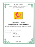 Tìm hiểu ngôn ngữ PHP, xây dựng website bán quần áo trực tuyến