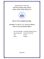 Tìm hiểu và tối ưu hóa các tham số trong thuật toán ramdom forest