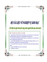 Bộ tài liệu về nghiệp vụ kho bạc (tài liệu ôn tập thi tuyển công chức ngành kho bạc nhà nước) 