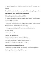 Vẻ đẹp hình tượng người anh hùng áo vải Quang Trung qua hồi 14 Hoàng Lê Nhất Thống chí