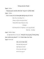 Đề thi tuyển sinh môn ngữ văn vào lớp 10 có đáp án chi tiết