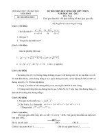 ĐỀ THI CHỌN HSG TOÁN 9 NINH BÌNH