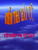 bài giảng luyện từ và câu lớp 4 luyện tập từ ghép và tù láy