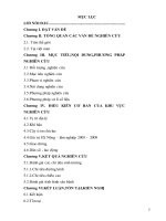 Đánh giá tình hình sinh trưởng của cây keo (acacia mangium) trong giai đoạn vườn ươm tại trường cao đẳng sơn la 