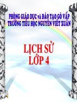 bài giảng lịch sử lớp 4 Trịnh nguyễn phân tranh