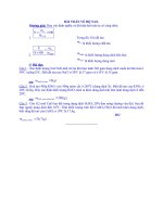 CÁC BÀI TOÁN HÓA HỌC VỀ ĐỘ TAN