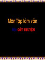 bài giảng tập làm văn lớp 4 tuàn 4 bài cốt truyện