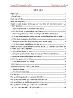 PHÂN TÍCH tình hình tài chính của Công ty Cổ phần chế tạo thiết bị SEEN giai đoạn 20122014