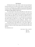 Nghiên cứu, đề xuất đánh giá đánh giá tình hình cây tái sinh dưới tán rừng thổ lộ tại xã chiềng lao huyện mường la tỉnh sơn la 