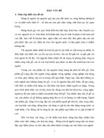 Thực trạng công tác quản lý và bảo vệ tài nguyên rừng tại xã cà nàng huyện quỳnh nhai tỉnh sơn la 