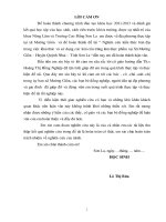 Nghiên cứu kiến thức bản địa trong việc khai thác và sử dụng các côn trùng làm thực phẩm tại xã mường giôn   huyện quỳnh nhai   tỉnh sơn la 