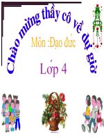 bài giảng đạo đức lớp 4 lịch sự với mọi người