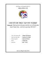 Đánh giá tình hình quản lý và sử dụng đất xã mường bám huyện thuận châu tỉnh sơn la giai đoạn 2003 2012 