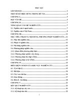 Đánh giá tình hình sinh trưởng của cây lát hoa (chukrasia tabularis) tại vườn ươm trường cao đẳng sơn la 