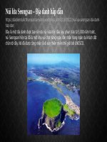 Núi lửa Seongsan – Địa danh hấp dẫn