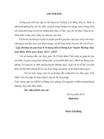 Lập phương án quy hoạch sử dụng đất xã búng lao   huyện mường ảng   tỉnh điện biên giai đoạn 2013   2020 