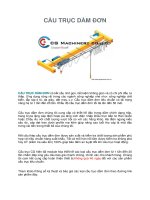 Sản xuất, lắp đặt cầu trục dầm đơn