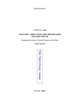 TCXDVN 51 2008   thoat nuoc , mang luoi va con trinh ben ngoai