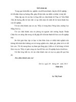 Đánh giá việc thực hiện chính sách bồi thường giải phóng mặt bằng của một số dự án trên địa bàn huyện thuận châu, tỉnh sơn la 