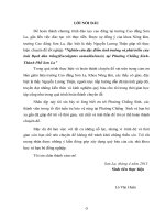 Nghiên cứu đặc điểm sinh trưởng và phát triển của loài bạch đàn trắng (eucalyptus camaldulensis) tại phường chiềng sinh   thành phố sơn la 