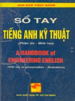 Sổ tay tiếng anh chuyên ngành kỹ thuật