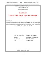 Nghiên cứu ảnh hưởng của chế phẩm sinh học EMINA đến sinh trưởng phát triển và năng suất của giống đậu tương DT84 tại xã chiềng mung   huyện mai sơn   tỉnh sơn la vụ xuân năm 2013 