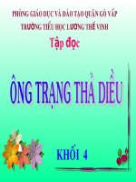 bài giảng tập đọc lớp 4 bài ông trăng