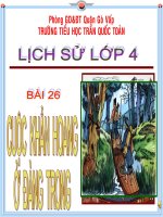 bài giảng lịch sử lớp 4 Cuộc khẩn hoang đàng trong