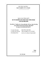 Nghiên cứu công nghệ phục hồi trục răng chủ động máy nghiền apatit, thay thế hàng nhập khẩu