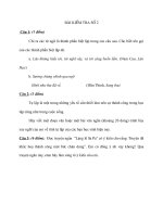 ĐỀ KIỂM TRA SỐ 2 MÔN NGỮ VĂN LỚP 9 CÓ HƯỚNG DẪN