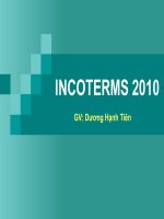 bai giang Incoterms 2010