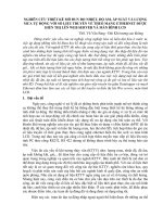 NGHIÊN CỨU THIẾT KẾ MÔ ĐUN ĐO NHIỆT, ĐỘ ẨM, ÁP SUẤT VÀ LƯỢNG MƯA TỰ ĐỘNG VỚI SỐ LIỆU TRUYỀN VỀ THEO MẠNG ETHERNET ĐƯỢC HIỂN THỊ LÊN WEB SERVER VÀ MÀN HÌNH LCD