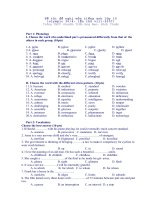 Đề thi olympic truyền thông môn tiếng anh lớp 10