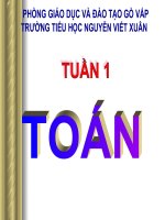 bài giảng toán lớp 4 tuần 1  biểu thúc chứa một chữ