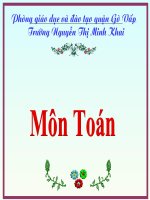 bài giảng toán lơp 4 trieuj và lớp triệu