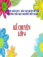 bài giảng kể chuyện lớp 4 những chú be không chết