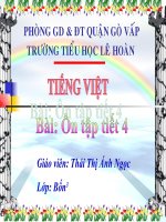 bài giảng tiếng việt lớp 4 tiết 4