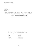 xã hội học lao động