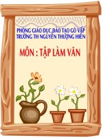 bài giảng tập làm văn lớp 4 điền vào tờ giấy in sẵn