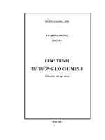 Tư Tưởng Hồ Chí Minh  Đại học