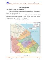 Đồ án thiết kế công trình thủy lợi (full)